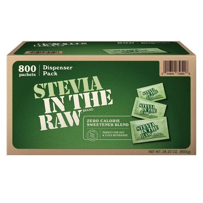Stevia In The Raw Plant-Based Zero Calorie Sweetener Packets 800 ct FREE SHIP