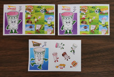 IN-N-OUT BURGER 2026 Kid's Scratch Smell 3x5" Activity Sticker Lot of 3 NEW