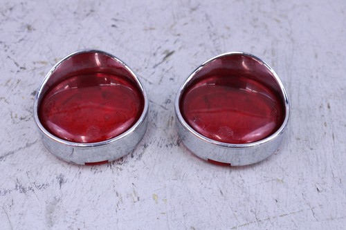 Harley-Davidson Visor Style Rear Turn Signal Lenses Pair 79757-05