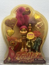 Hasbro Trollz Big Hair Amatista Van Der Troll con Lápiz Topper 2004 NUEVO