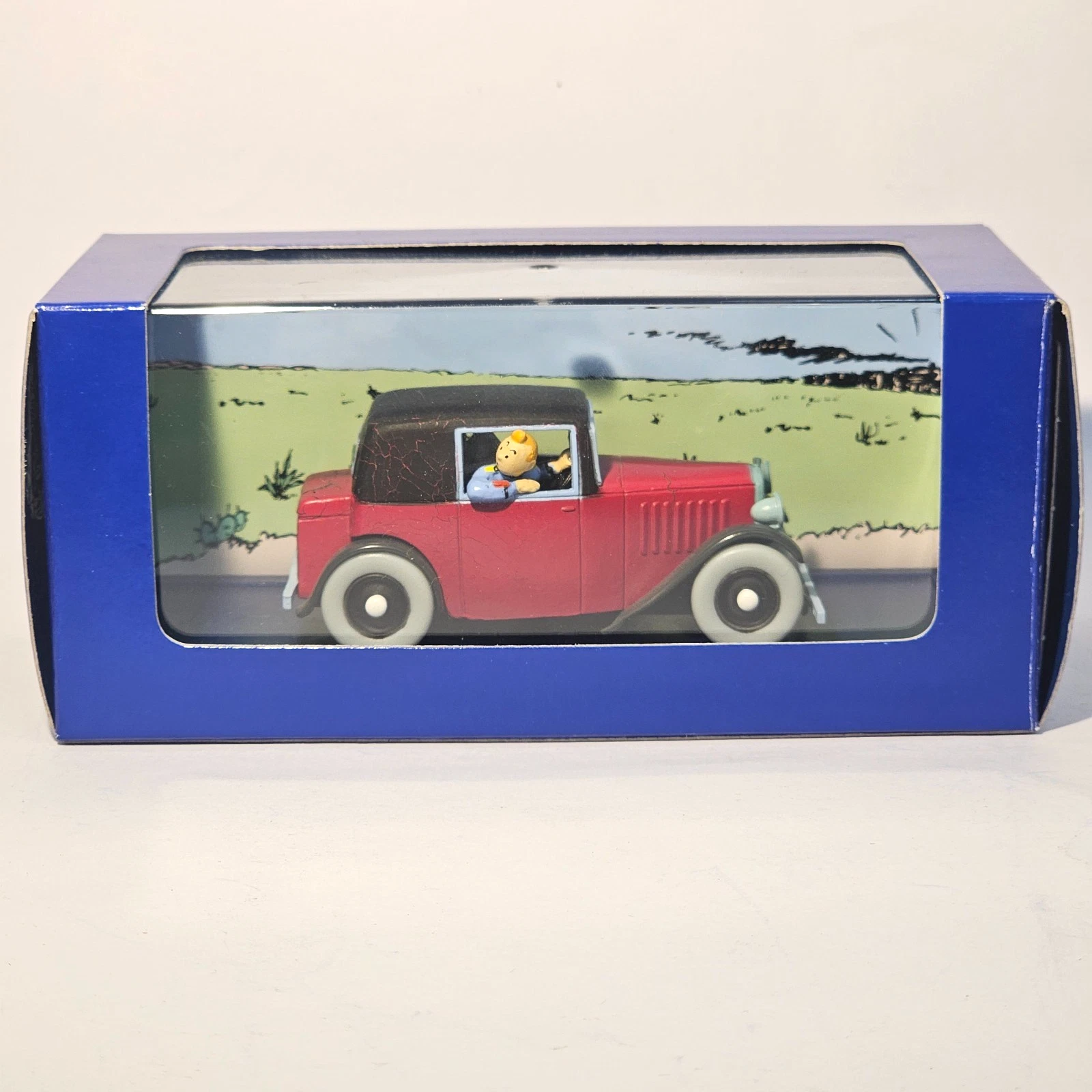 Voiture Miniature Tintin Le coupé-spider de L'Oreille Cassée 1930