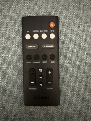 Genuine Yamaha SR-C20A Soundbar Remote Control