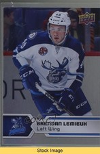 2017-18 Upper Deck AHL Rainbow Foil Brendan Lemieux #59 READ o1h