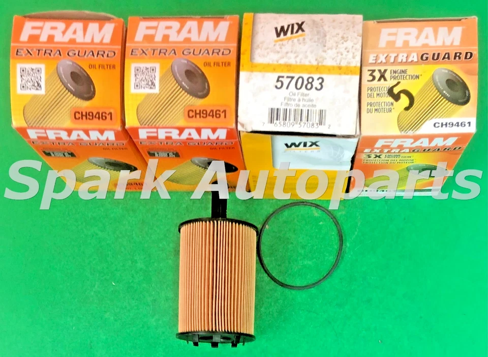 Lot of 4 Engine Oil Filter FRAM CH9461 WIX 57083 For VOLKSWAGEN, 045 115 466 - Image 2 of 3