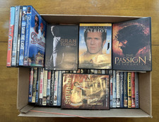 Box of Assorted DVD Movies Lot Bundle - DVD Lot Various Titles 