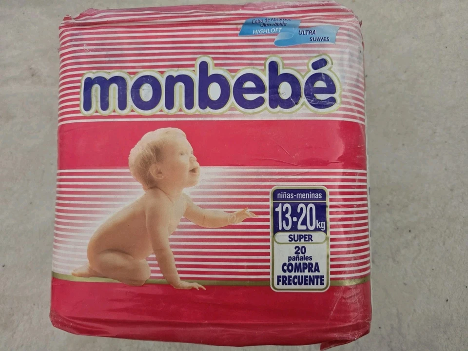 20 Vintage monbené Ausonia 5 MÄDCHEN alte Windeln Windel Reborn Folien Plastik - Bild 1 von 2