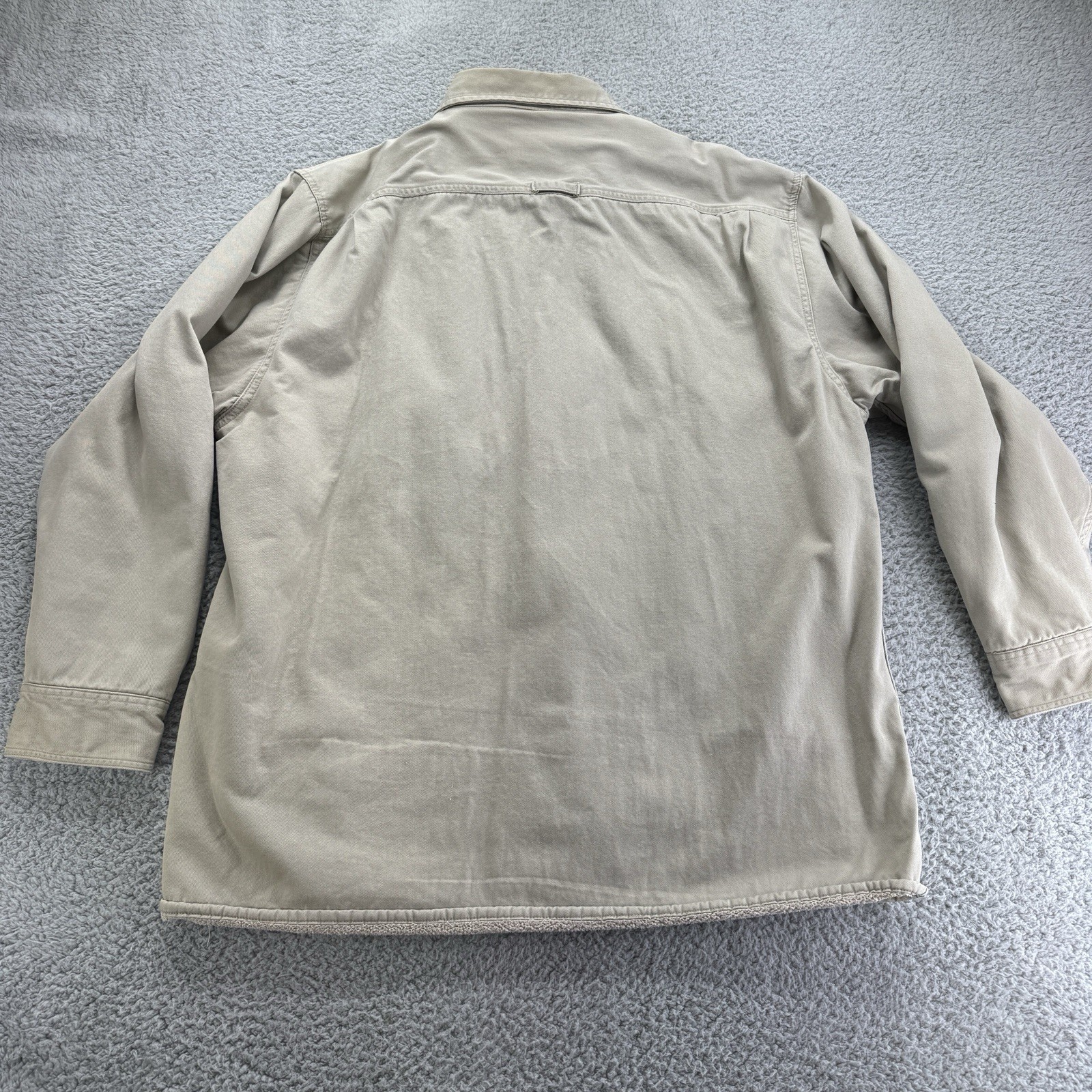 Men’s Levi Jacket Khaki Winter Coat RN#117508, Lined, Cotton Jacket XXL 2XL thumbnail 8