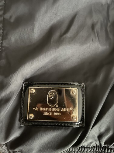 BAPE x Alpha Industries Reversible MA-1 Military Jacket Medium- VTG RARE! - Picture 5 of 8