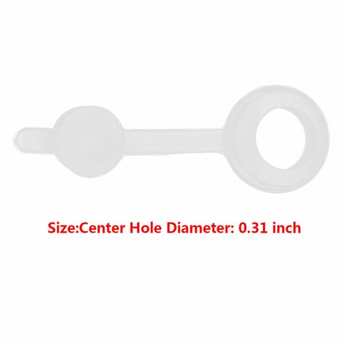 Silicone Grommets Straw Hole w/Attached Plug for Mason Jar Airlock Lid