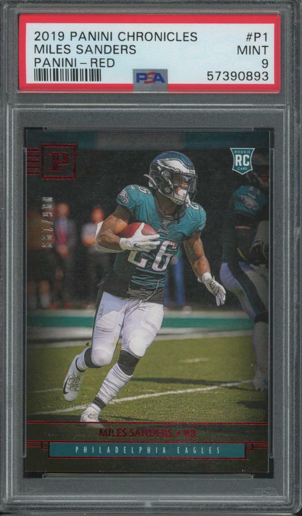 Miles Sanders Panini Chronicles Panini #P1 Red
