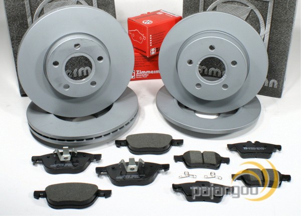 Zimmermann Bremsscheiben BeläGe Vorne Hinten Ford Kuga Ii Und Transit Connect-image