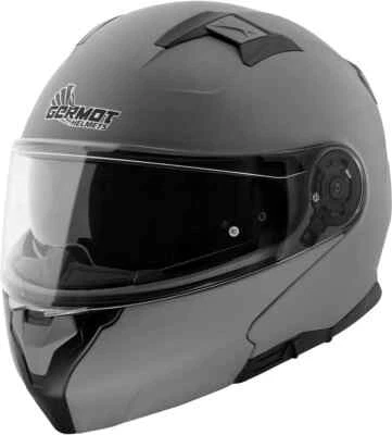 GERMOT GM 970 Klapphelm grau matt ECE 22.06 mit Sonnenblende Gr. M 57/58