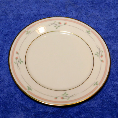 Lenox Metropolitan Collection ROSE MANOR Gold Rim Floral Side Bread 6.5'' Dish