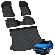 Floor Mats & Cargo Mat for Subaru Crosstrek 2018-2023 / Subaru Impreza 2017-2023