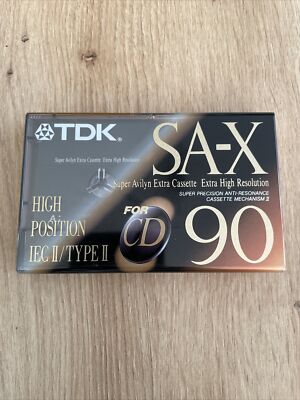TDK SA-X 90 MC Kassette Tape NEU und OVP