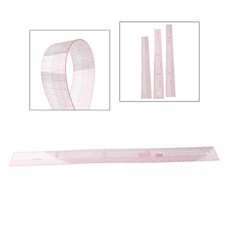 C-Thru English-Metric Beveled Ruler Calibrated For Designers & Pattern Makers