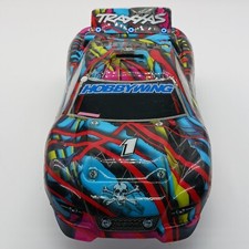 Traxxas 3749 Body Hawaiian graphics Painted Decals Applied Rustler