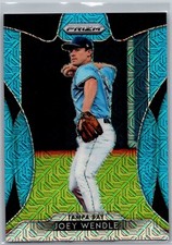 2019 Panini Prizm Blue Mojo Prizm /399 Joey Wendle #77 Tampa Bay Rays