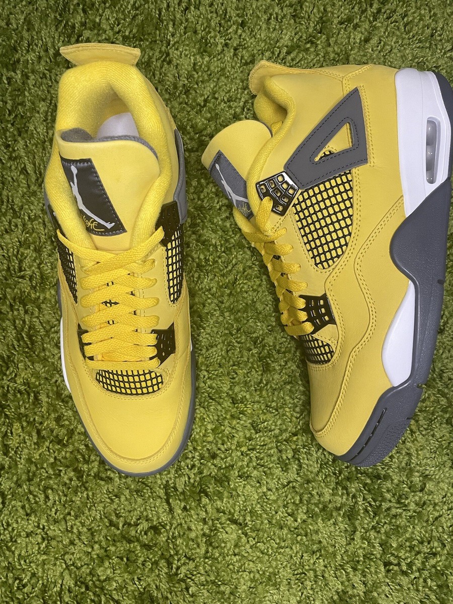 Size 8.5- Jordan 4 Retro Lightning | eBay display picture 3