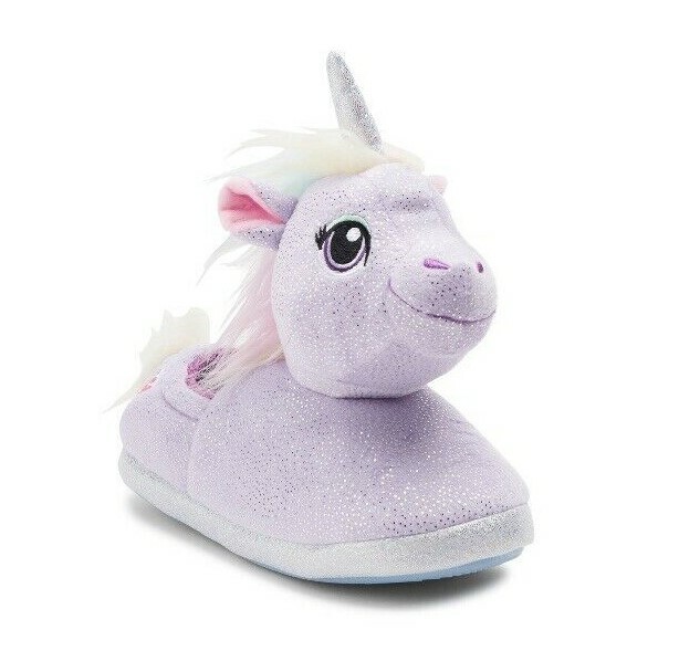 sparkly unicorn slippers