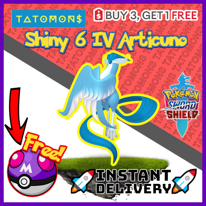 ✨Shiny Articuno 6IV✨ Pokemon Scarlet & Violet 🚀Fast Trade🚀