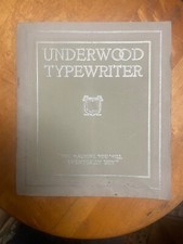 Underwood Typewriter Catalog - Teens/Early 1920s thumbnail