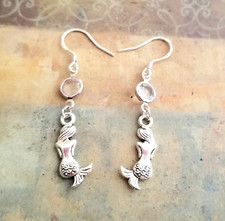 Sterling Silver Mermaid Earrings Mermaid Jewelry Mermaids Ocean Beach Lover Gift