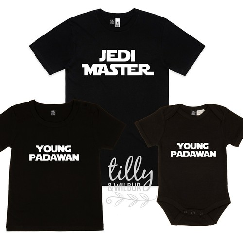 Jedi Master and Young Padawan Father 
