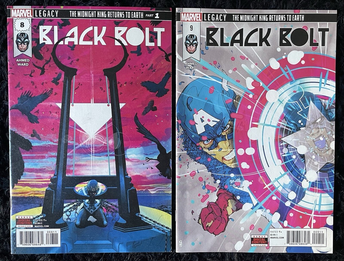 アメコミ・英語　全2巻セット　BLACK BOLT Amazon.com: Black Bolt: 9781302921408: Ahmed, Saladin, Ward
