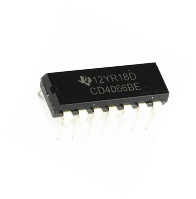 100PCS CD4066 TI DIP-14 CMOS QUAD BILATERAL SWITCH NEW IC