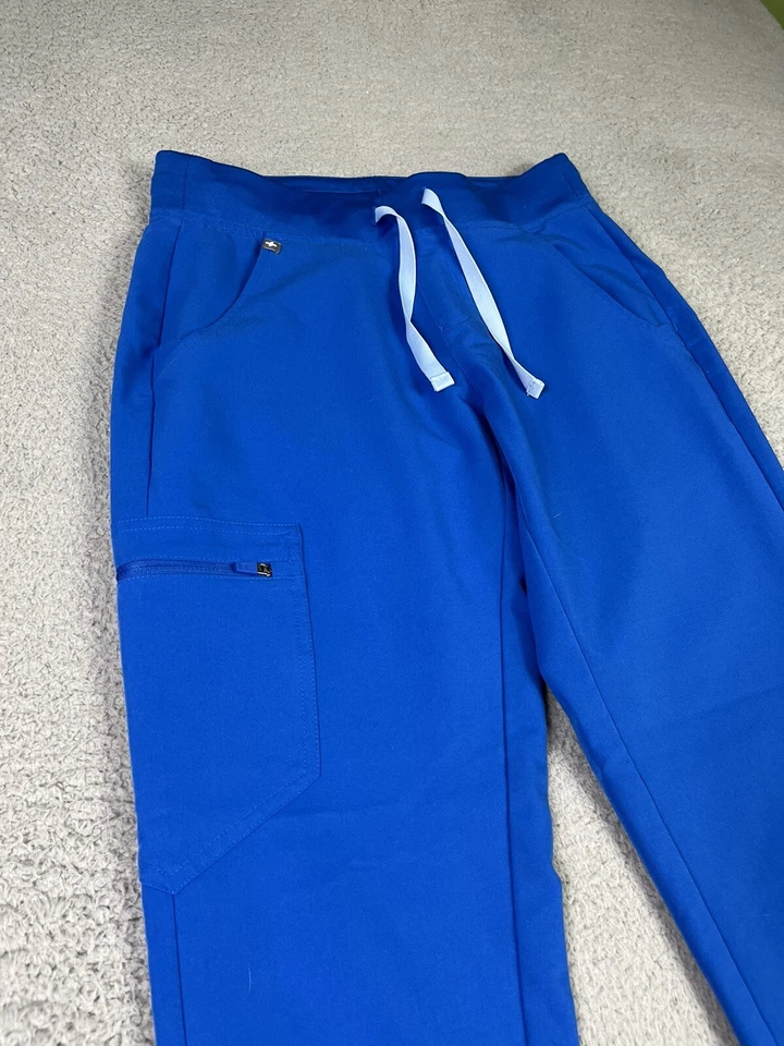 FIGS Zamora Jogger Sweat Pants Womens XS Red Stretch Nurse Workwear - Image 2 of 4