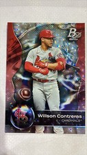 2023 Bowman Platinum Base #71 Willson Contreras Ice Foil St. Louis Cardinals