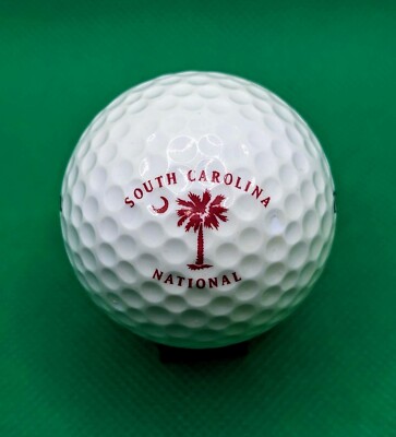 Vintage South Carolina National logo golf ball *CLOSED COURSE* (Beaufort, SC)