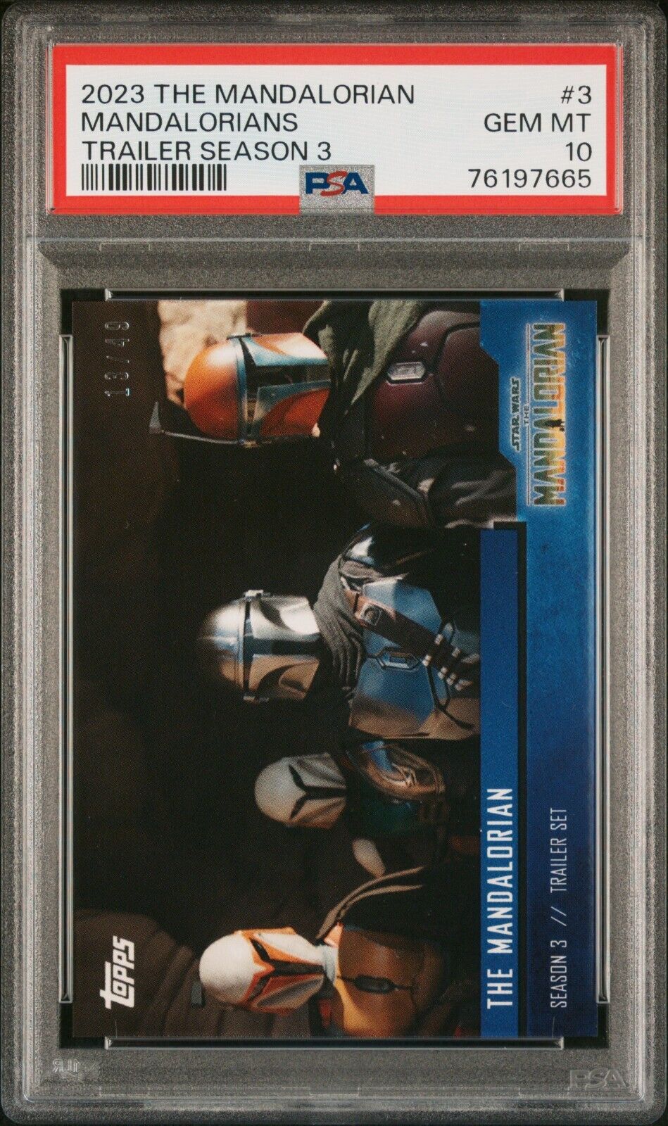 Topps STAR WARS MANDALORIAN SEASON 3 EPISODE 1 - 5 CARD SET