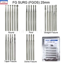 Dental Surgical Length Bur Round Long 4 557 330 25mm Carbide For High Speed