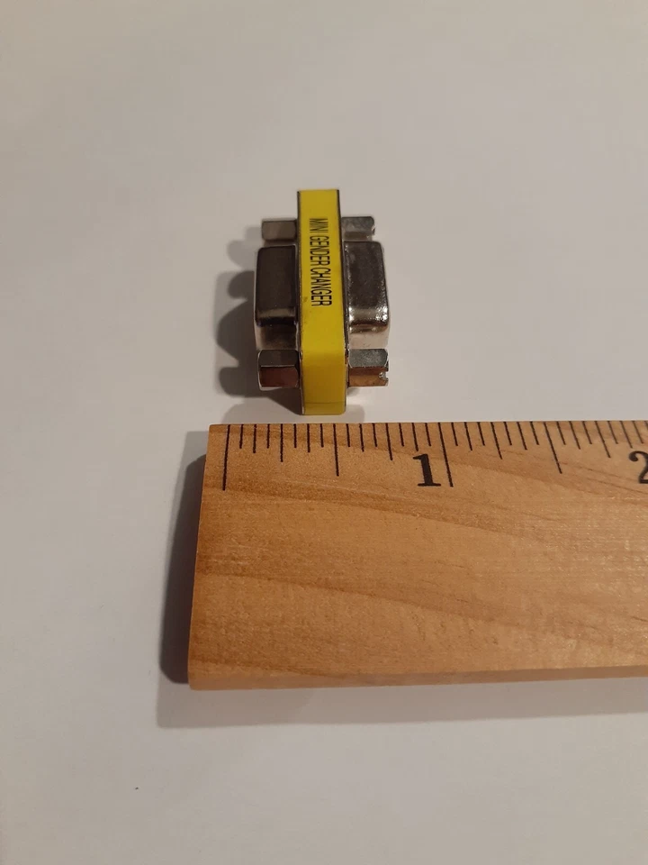 VGA Cable Coupler 15-pin Port Adapter D-Sub Cord DB15 Connector Female to Female - Image 4 of 4