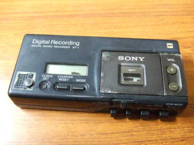 Sony NT-1 Scoopman Digital Micro Recorder Black Recording Sony NT-1 Scoopman Digital Micro Recorder Black Recording