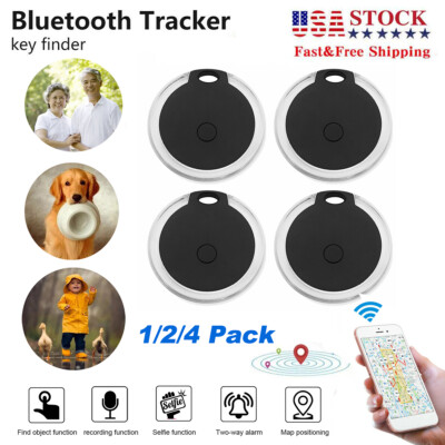 4PCS Mini Bluetooth GPS Locator Finder Tracker Pet Anti-Lost Device Waterproof