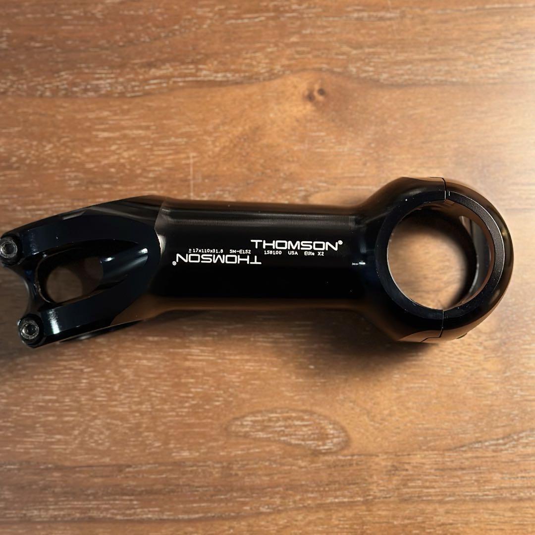 Thomson X2 Stem 110mm 17° w/ Bag and Sticker - Excellent Thomson X2 Stem 110mm 17° w/ Bag and Sticker - Excellent