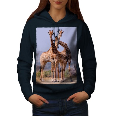 Wellcoda Giraffe Africa Animal Africa Womens Hoodie