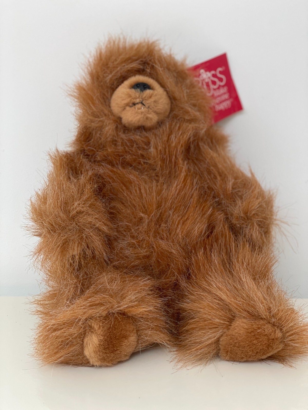 Russ Berrie Grizz Brown Plush Bear 10"" / 25 cm  ***NEW