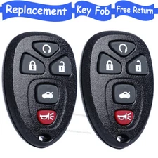 2 For 2006 2007 2008 2009 2010 2011 2012 2013 Chevrolet Impala Remote Key Fob