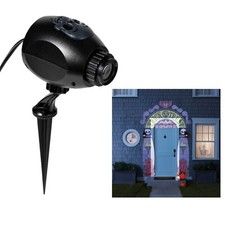 Hyde Eek Cemetery Archway Halloween LED Light Motion Projector Indoor Outdoor