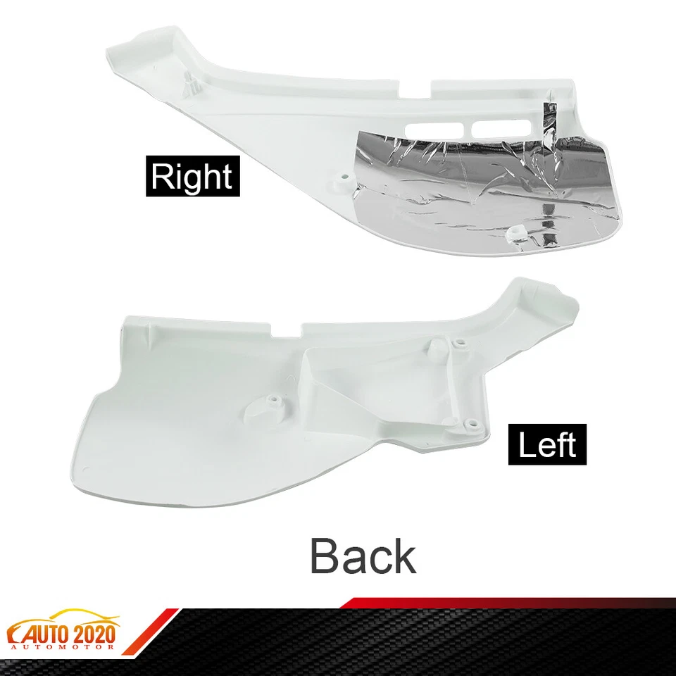 Left & Right Side Cover Panels Fit For 1993-21 Honda XR650L Ross White Pair Foto 3 de 4