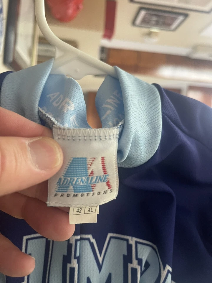 Camiseta de ciclismo Columbia University Lions 3/4 cremallera para hombre XL - usada una vez Foto 3 de 3