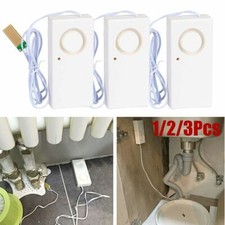 1/2/3X Water Leak Alarm Flood Level Overflow Detector Sensor Home Security