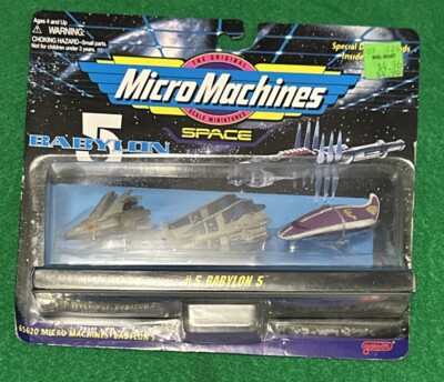 Vintage Micro Machines Babylon 5 ships #5, Galoob, 1995. New,