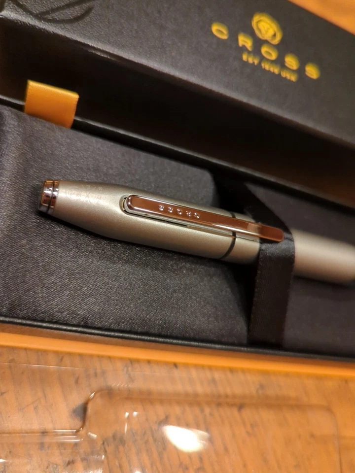 CROSS Rolling Ball Pen Stylo Roller Graphite Gray AT0725-2 in Box - Image 3 of 4