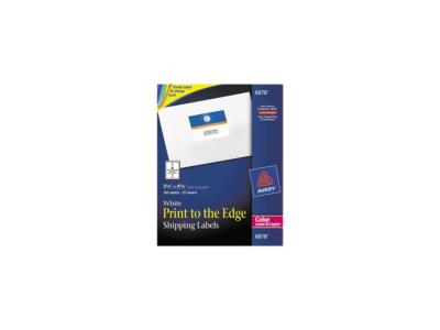 Avery Shipping Labels, Sure Feed Technology, Print to the Edge, Permanent Adhesi