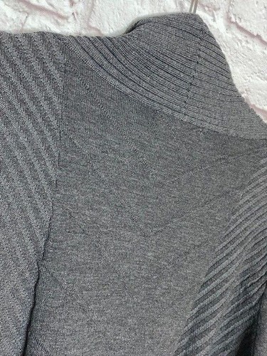XL/1X/2X/3X nuovo grigio antracite leggero cardigan maglione giacca spolverino - Foto 10 di 14